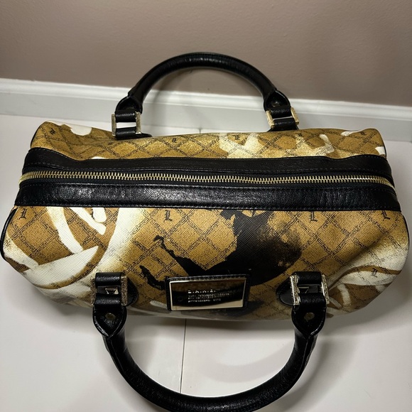 L.A.M.B. By Gwen Stefani Y2K Vintage Percy Lamb Stencil Esquivel Satchel - Picture 5 of 16